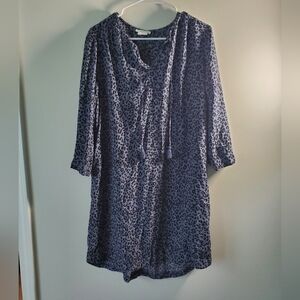 Beach Lunch Lounge Animal Print Dress with Tassle Detail Great with Leggings